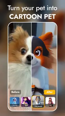 PawAI AI Cartoon Pet Filter android App screenshot 3